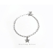 Load image into Gallery viewer, 925 Sterling Silver Shinning Bracelet For Women With Little Star Shape Icon
