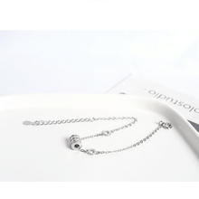 Load image into Gallery viewer, 925 Sterling Silver Shinning Bracelet With Small HandCrafted Icon